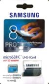 SD CARD SAMSUNG 8GB